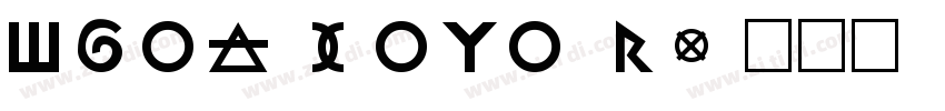 Waon Joyo R字体转换